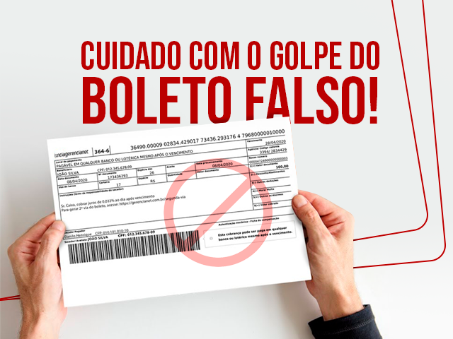Foto boleto falso prevent senior